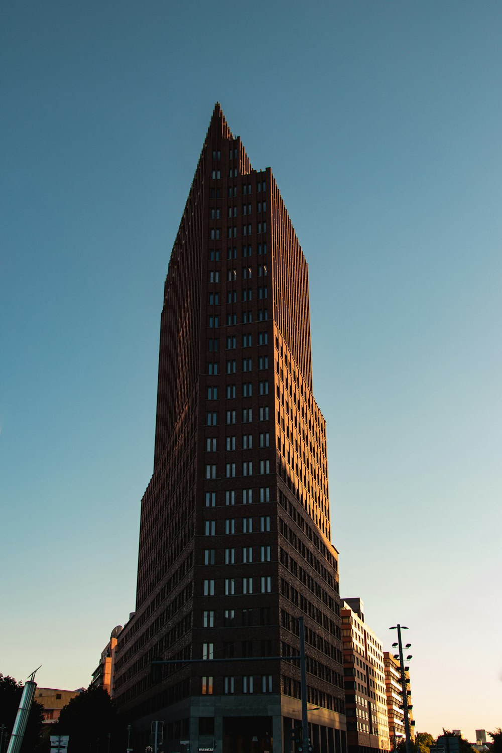 a very tall building with lots of windows