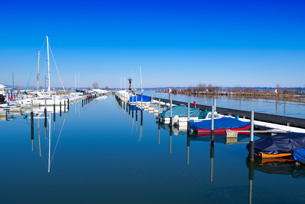 a bunch of boats that are sitting in the water