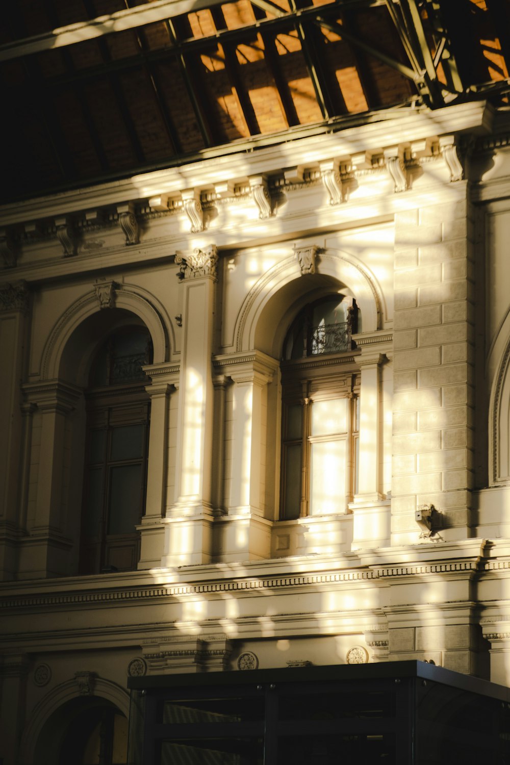 a building with a clock on the front of it