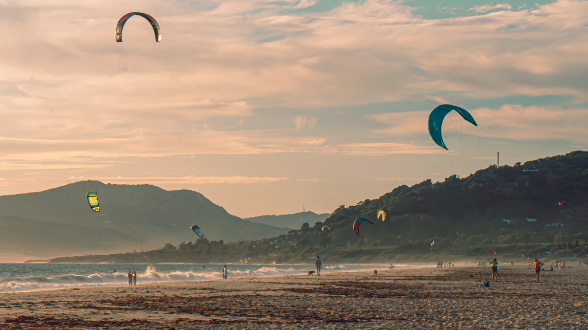 Kites on the beach, Tarifa