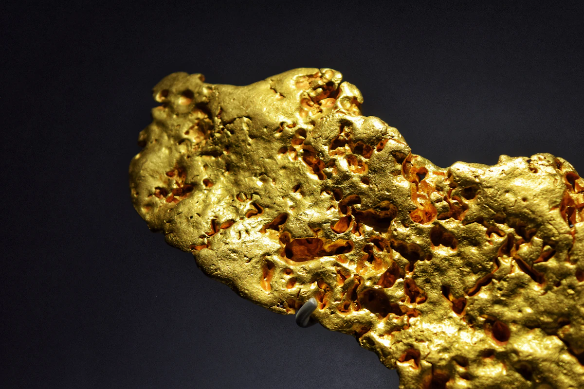 Raw gold nugget