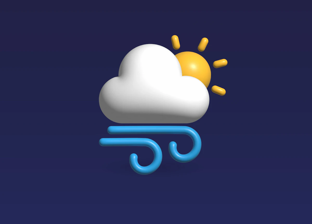 Servers and climate data visualization in a data center