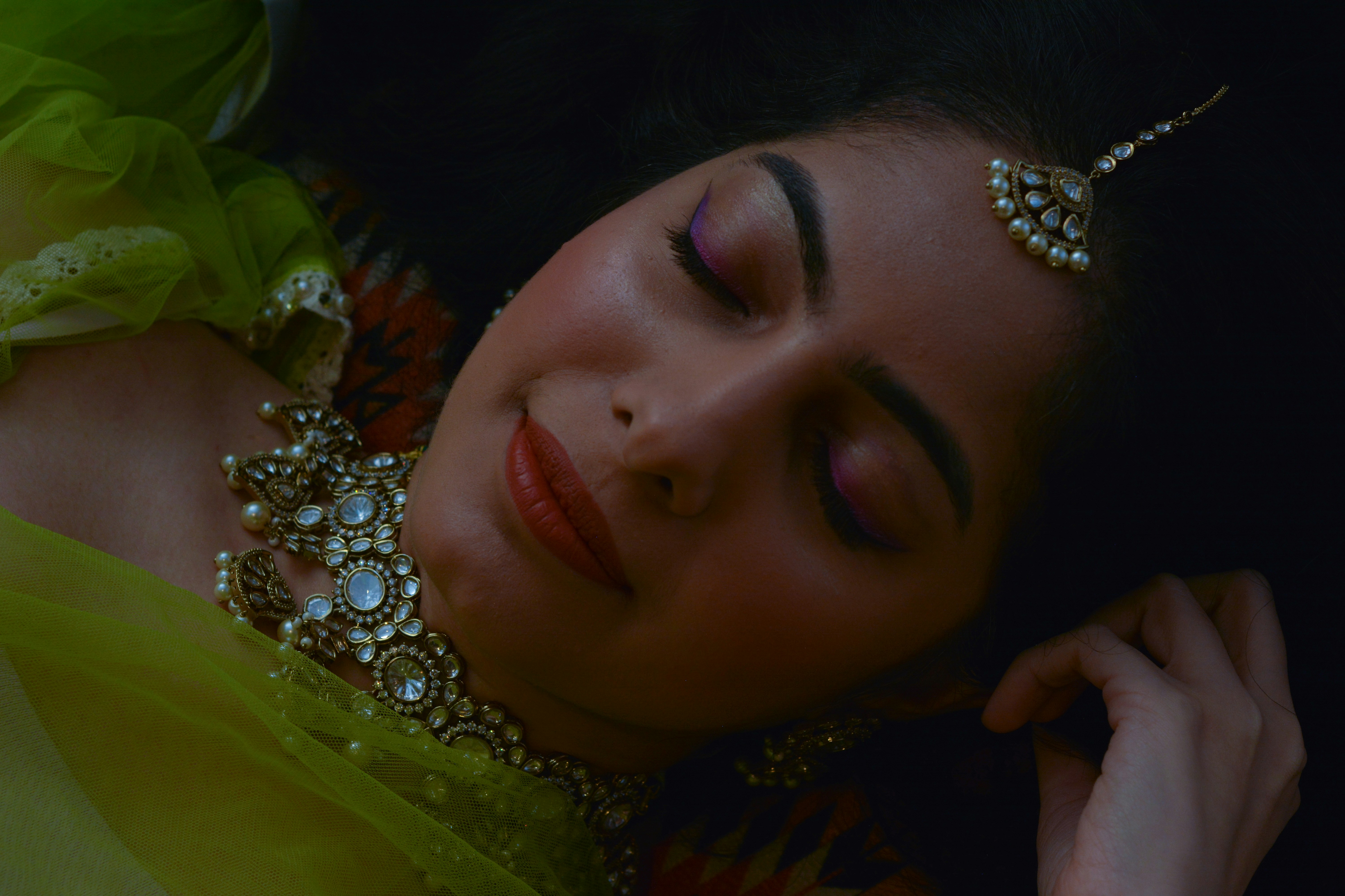 Bridal jewellery look