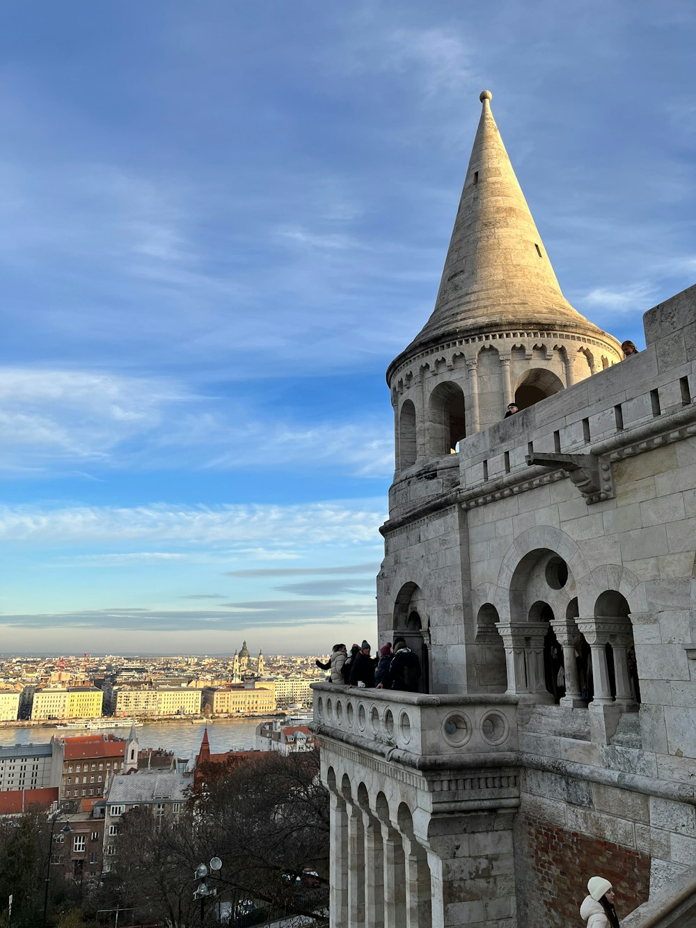 a view of a city from a high point of view