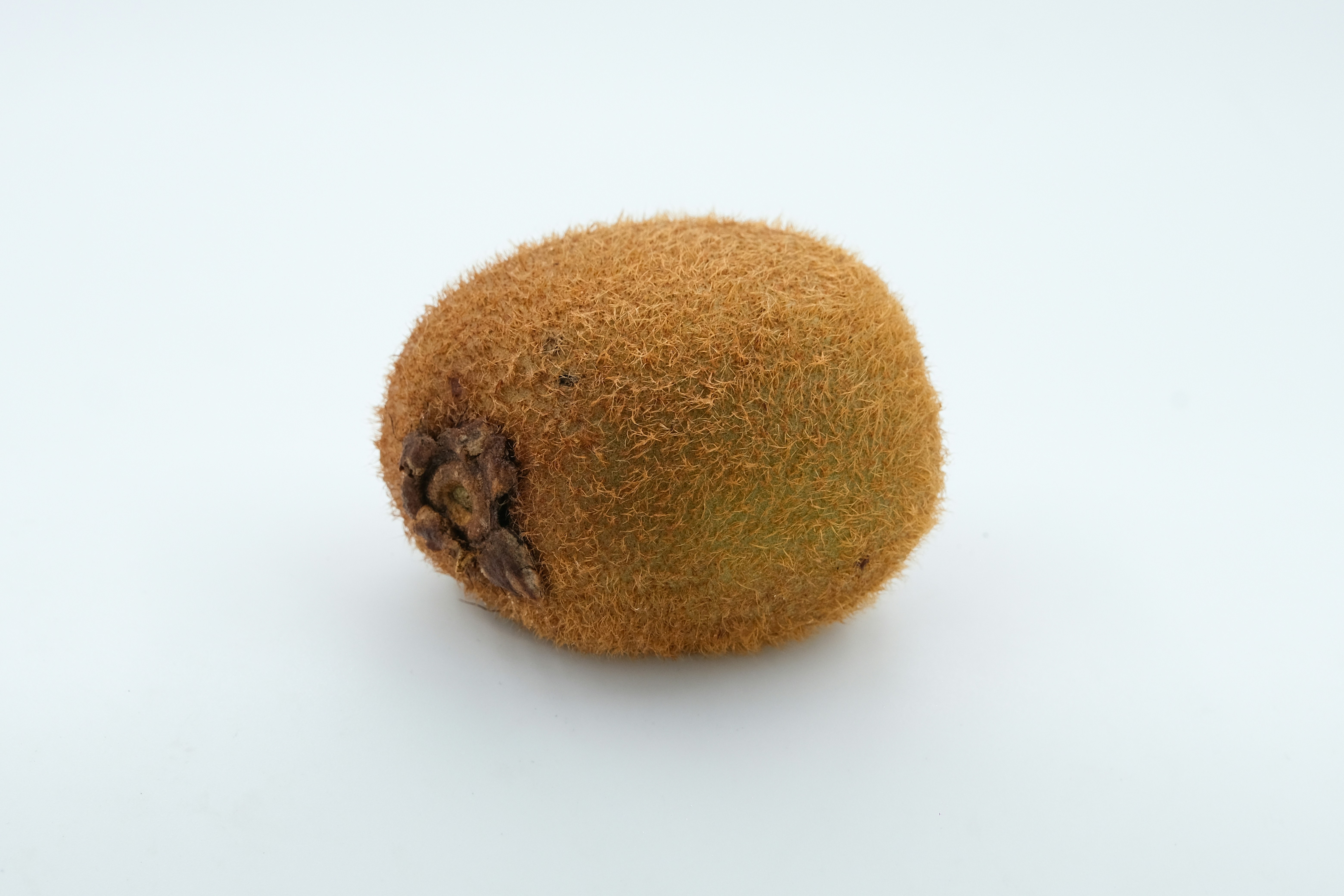 a close up of a kiwi fruit on a white background