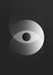 a black and white photo of an eyeball
