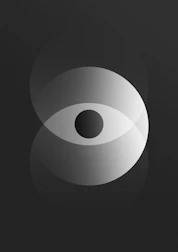 a black and white photo of an eyeball