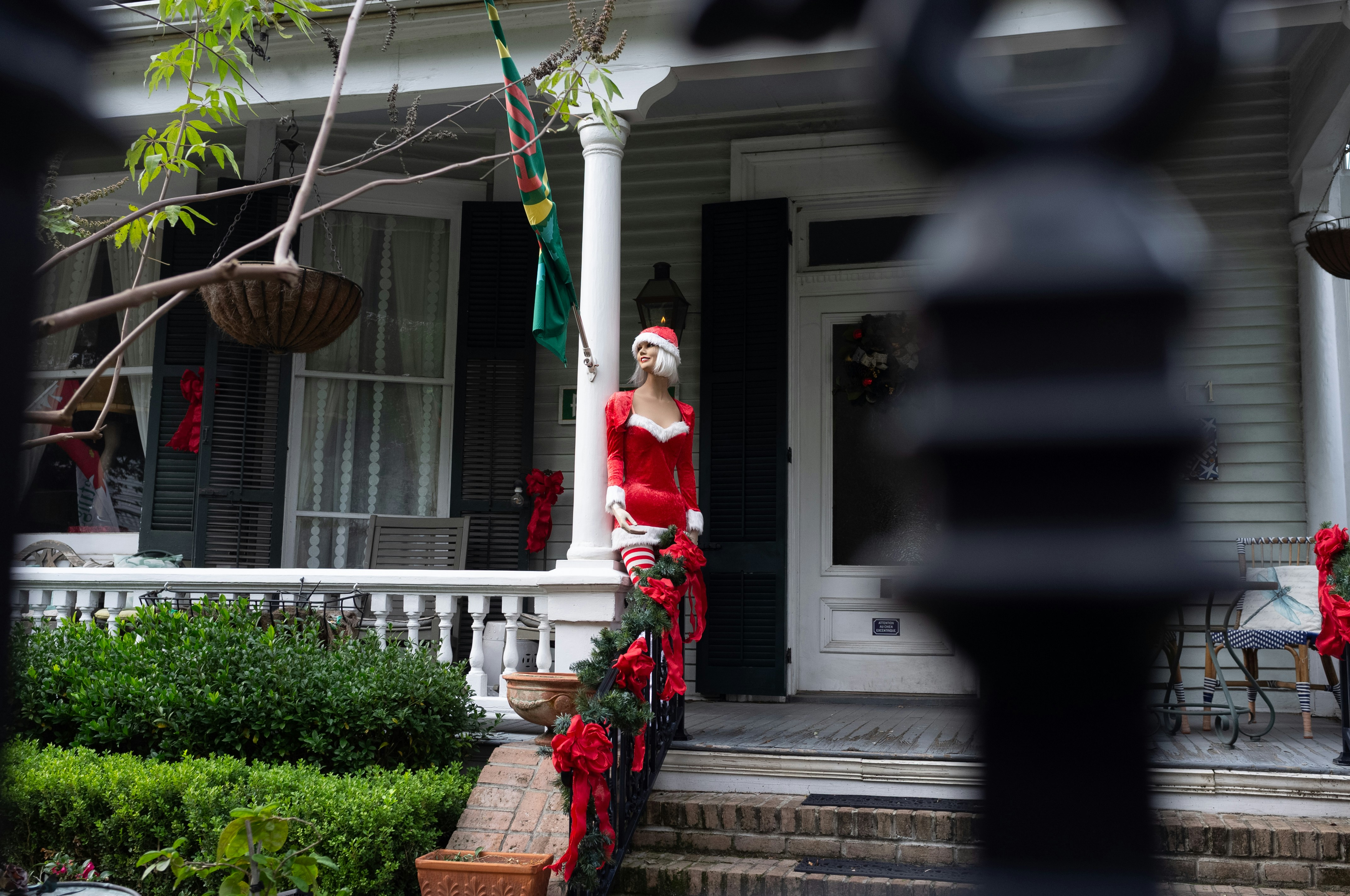 Christmas Porch in New Orleans, LA
