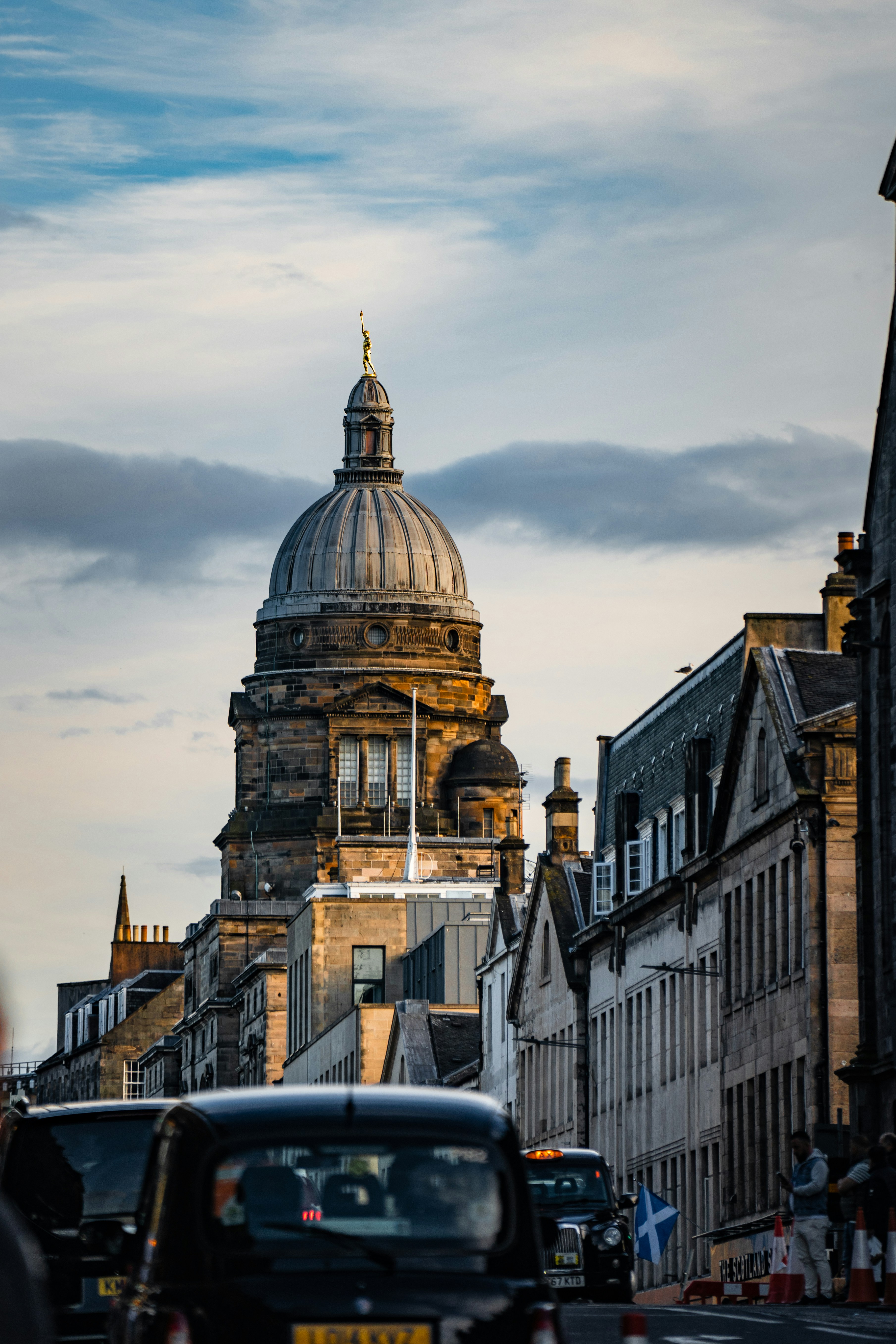 a large building with a dome on top of it