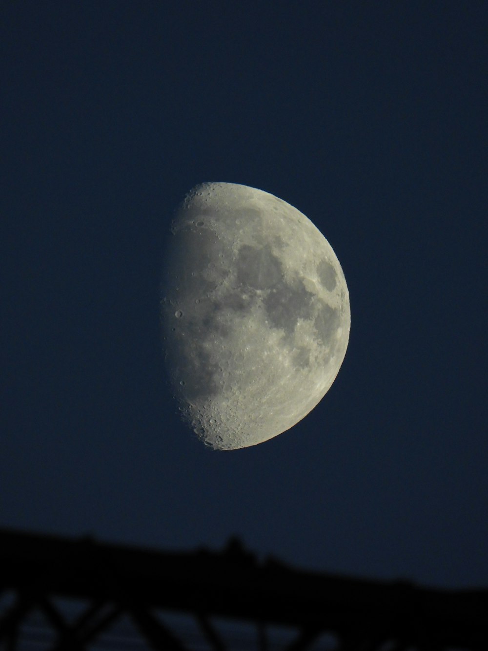 a full moon is seen in the sky