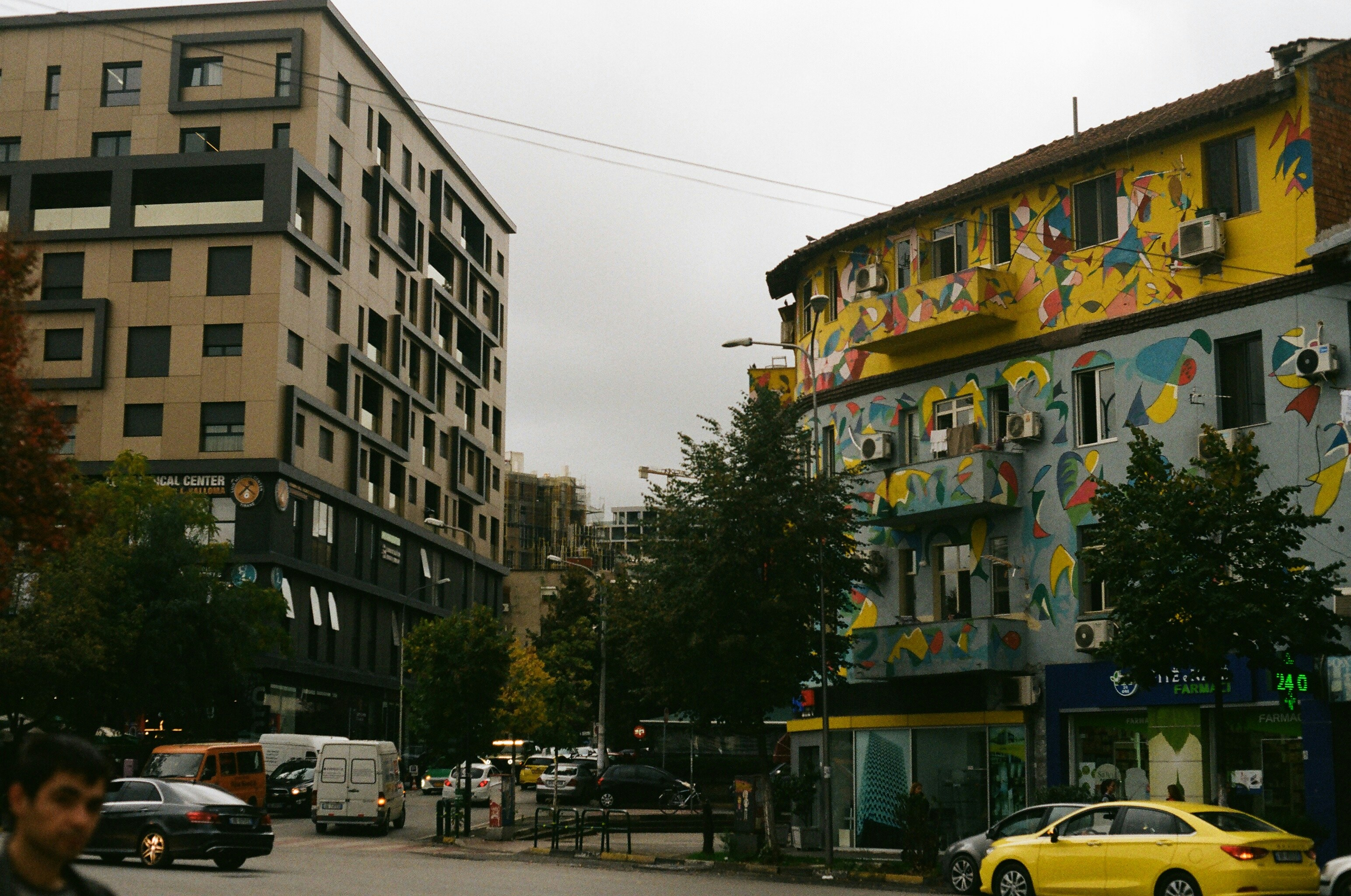 Historical photograph of Tirana during the communist era
