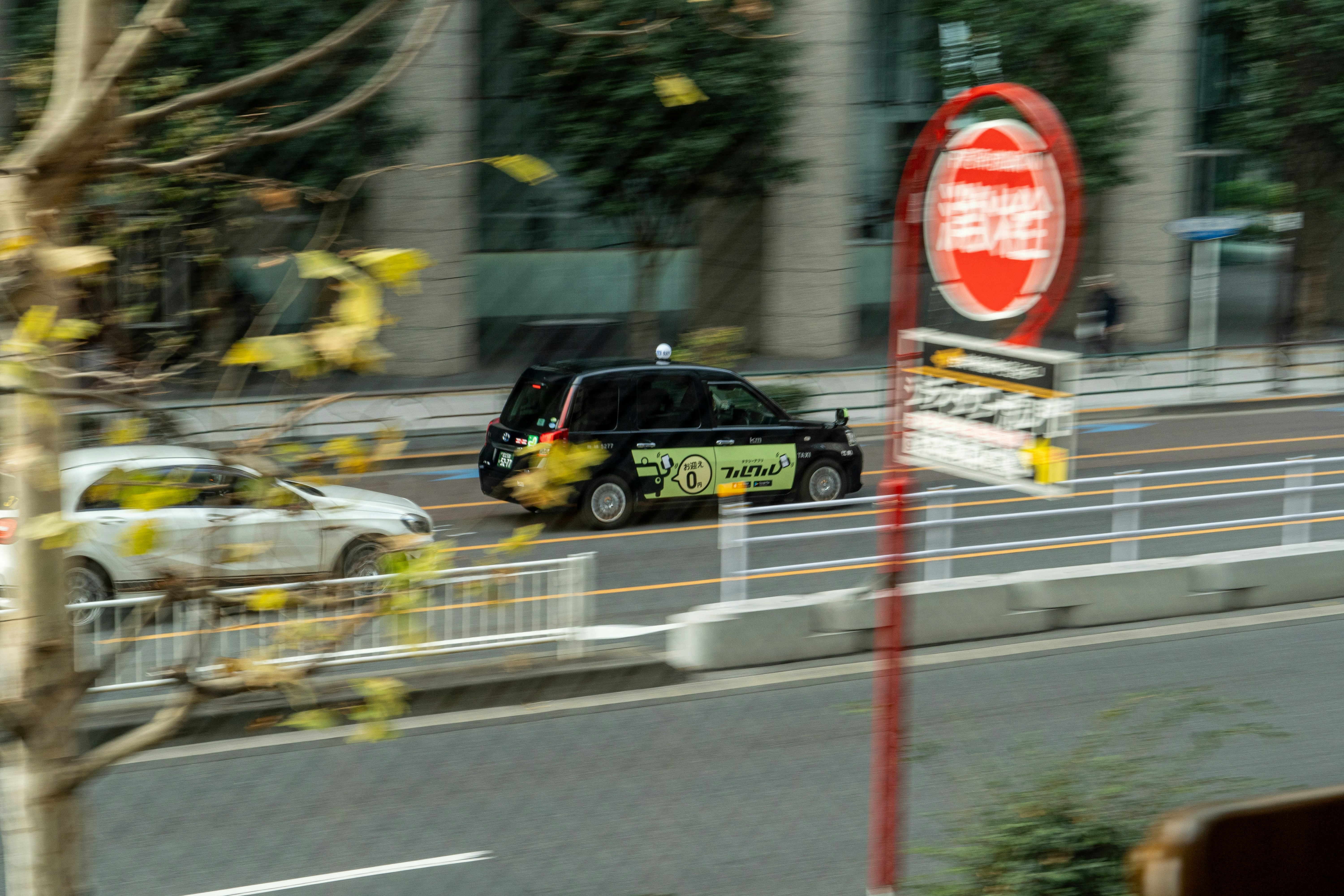 Toyota Coaster in action