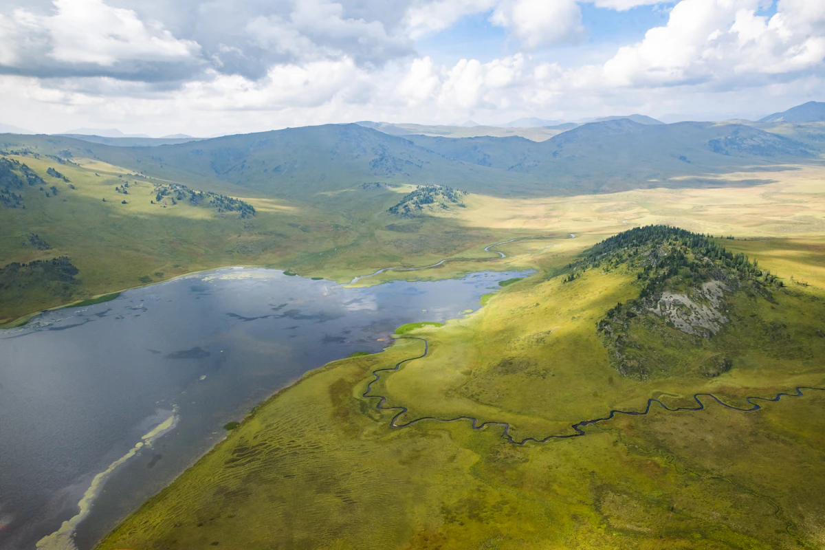 Kolsai Lakes alpine scenery, Kazakhstan