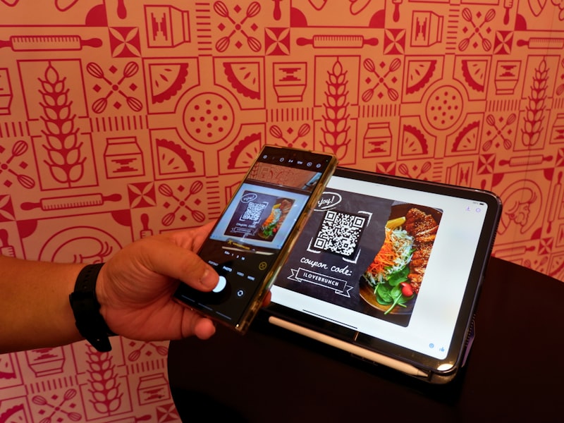Restaurant QR menu system