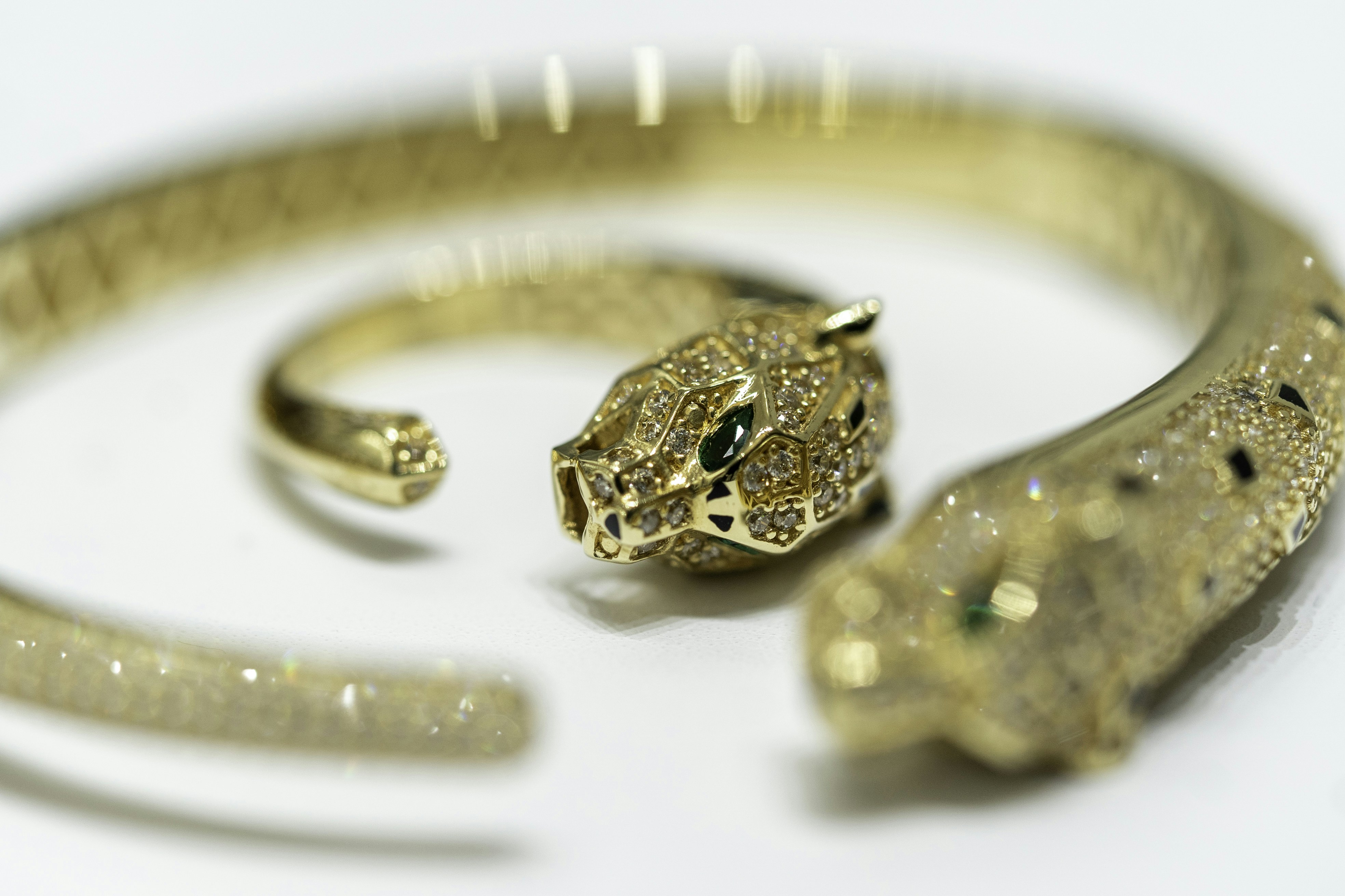 Close up of gold jewelry