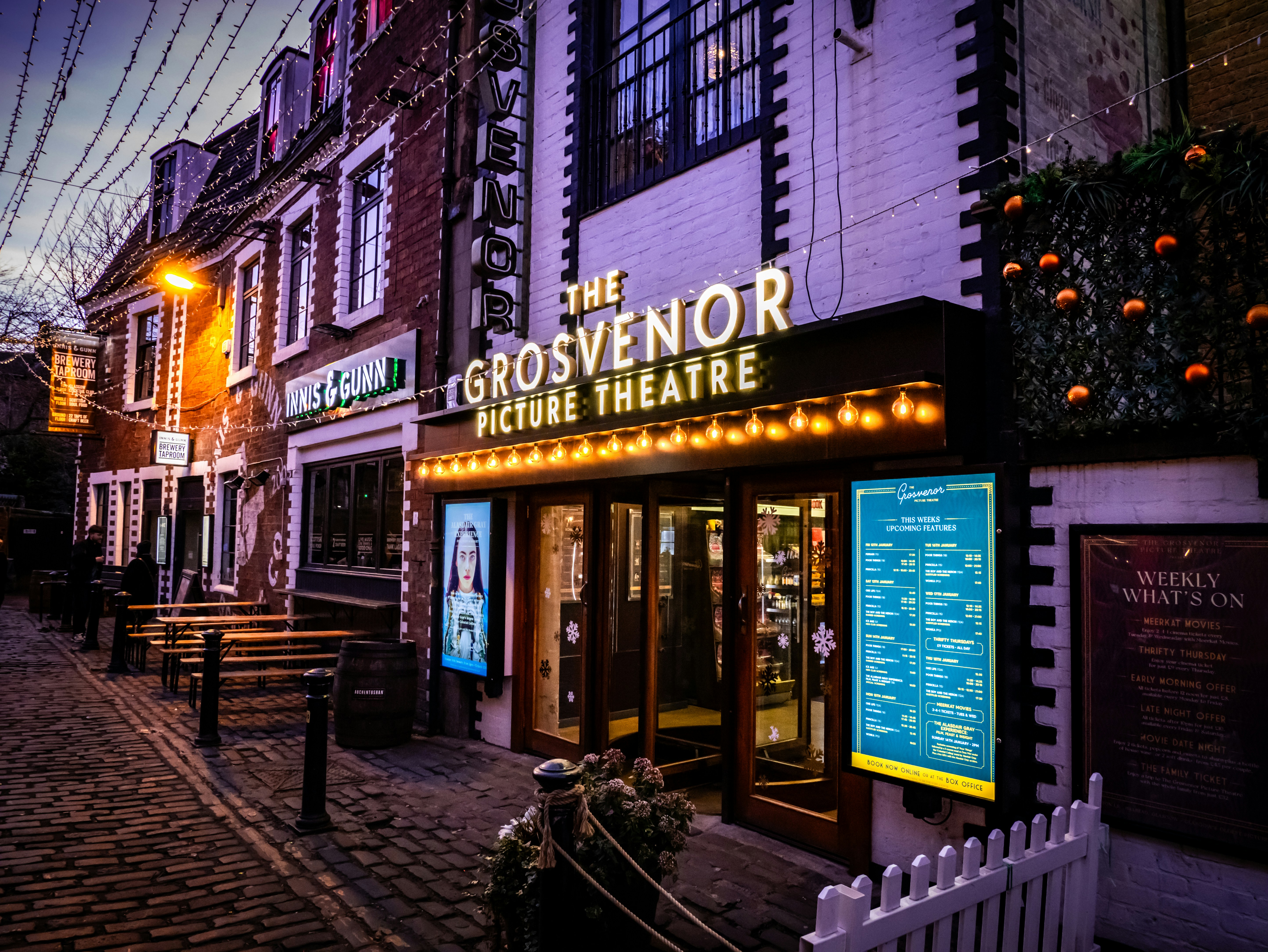 The Grosvenor Picture Theatre in Ashton Lane is Glasgows oldest cinema.