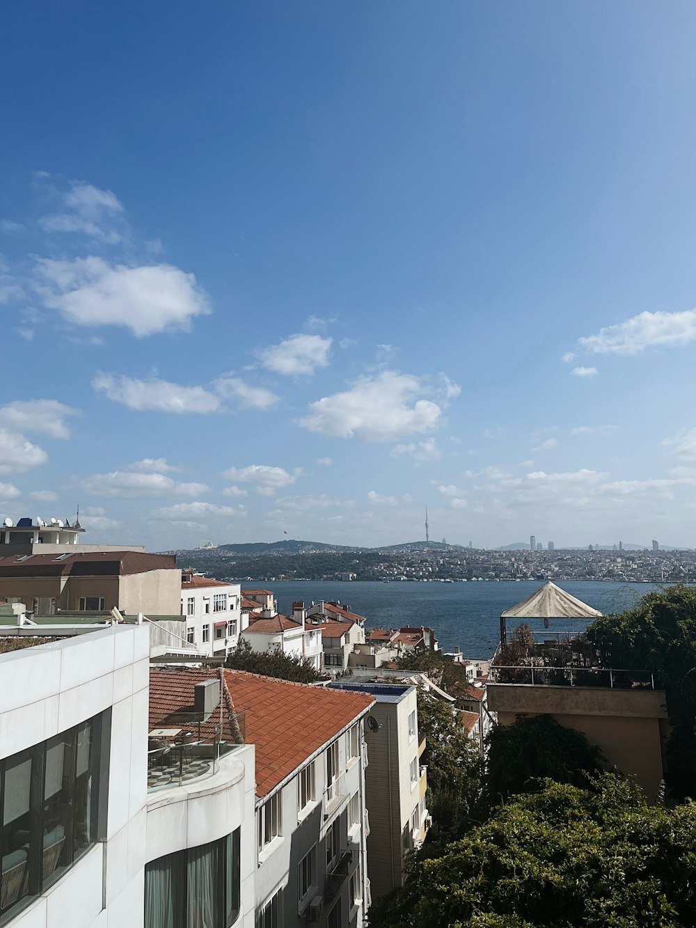 a view of a city and a body of water