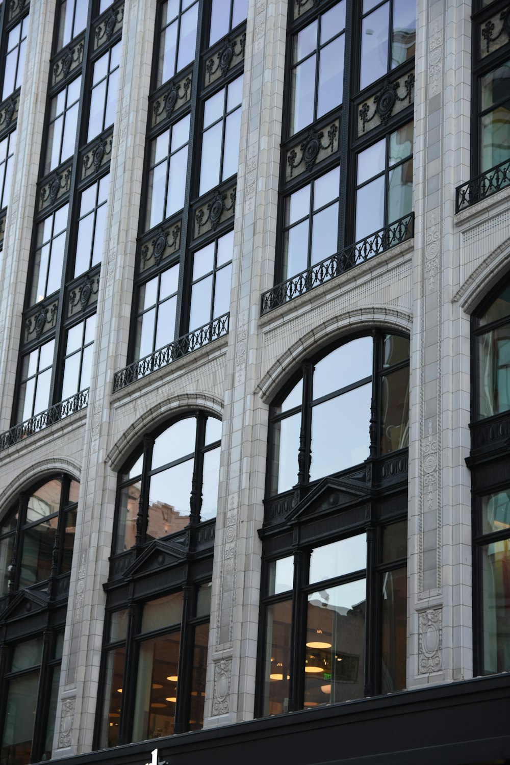 a building with a clock on the front of it