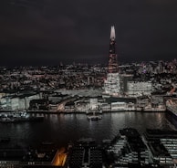 a night view of the city of london