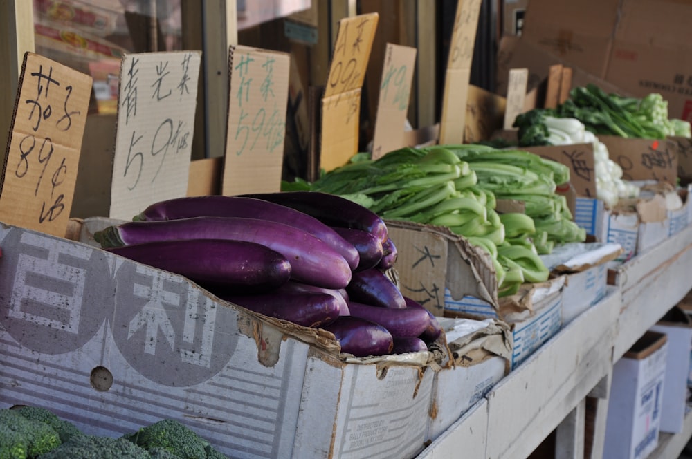 a bunch of vegetables that are on a table