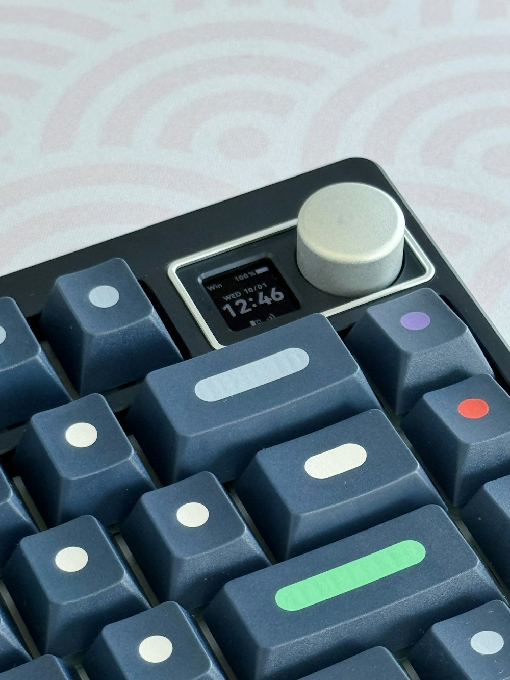 a close up of a computer keyboard with buttons