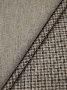 a close up of a gray and black checkered fabric