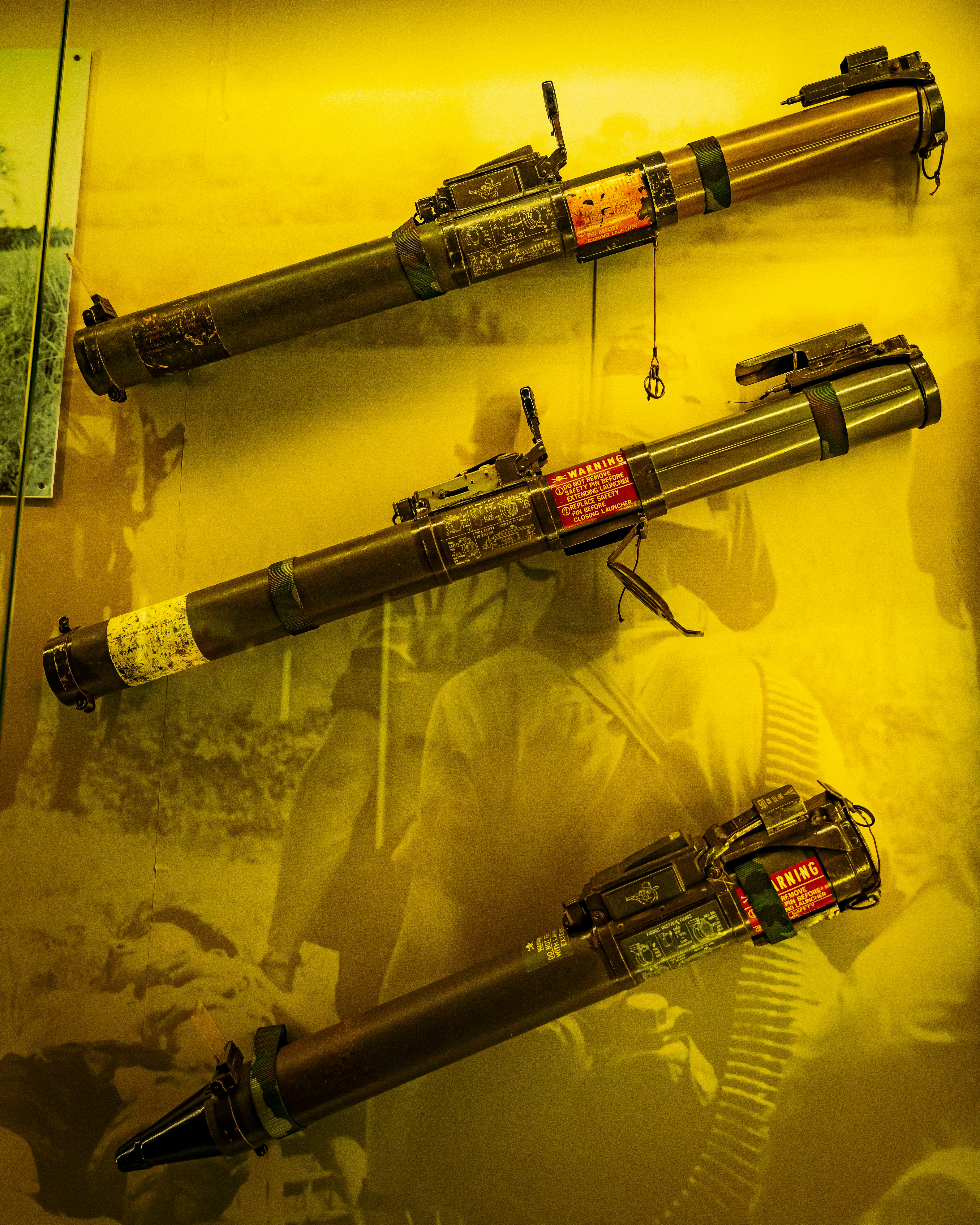 M72 bazooka in Vietnam War remnants museum in Ho Chi Minh City, Vietnam.