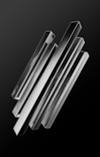 a black and white photo of metal bars
