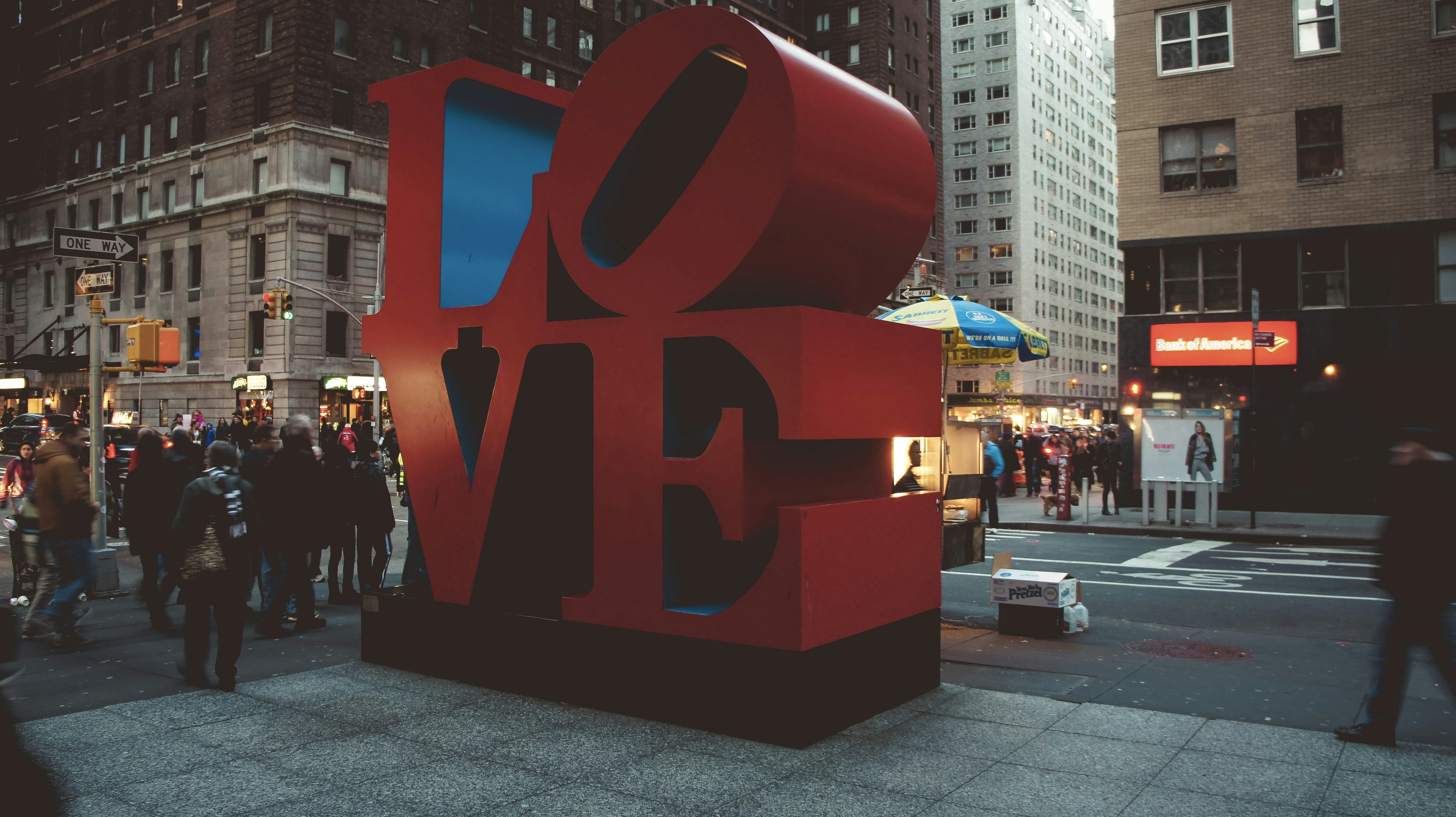 New York City A Valentine Day Special Feature. New York City at night