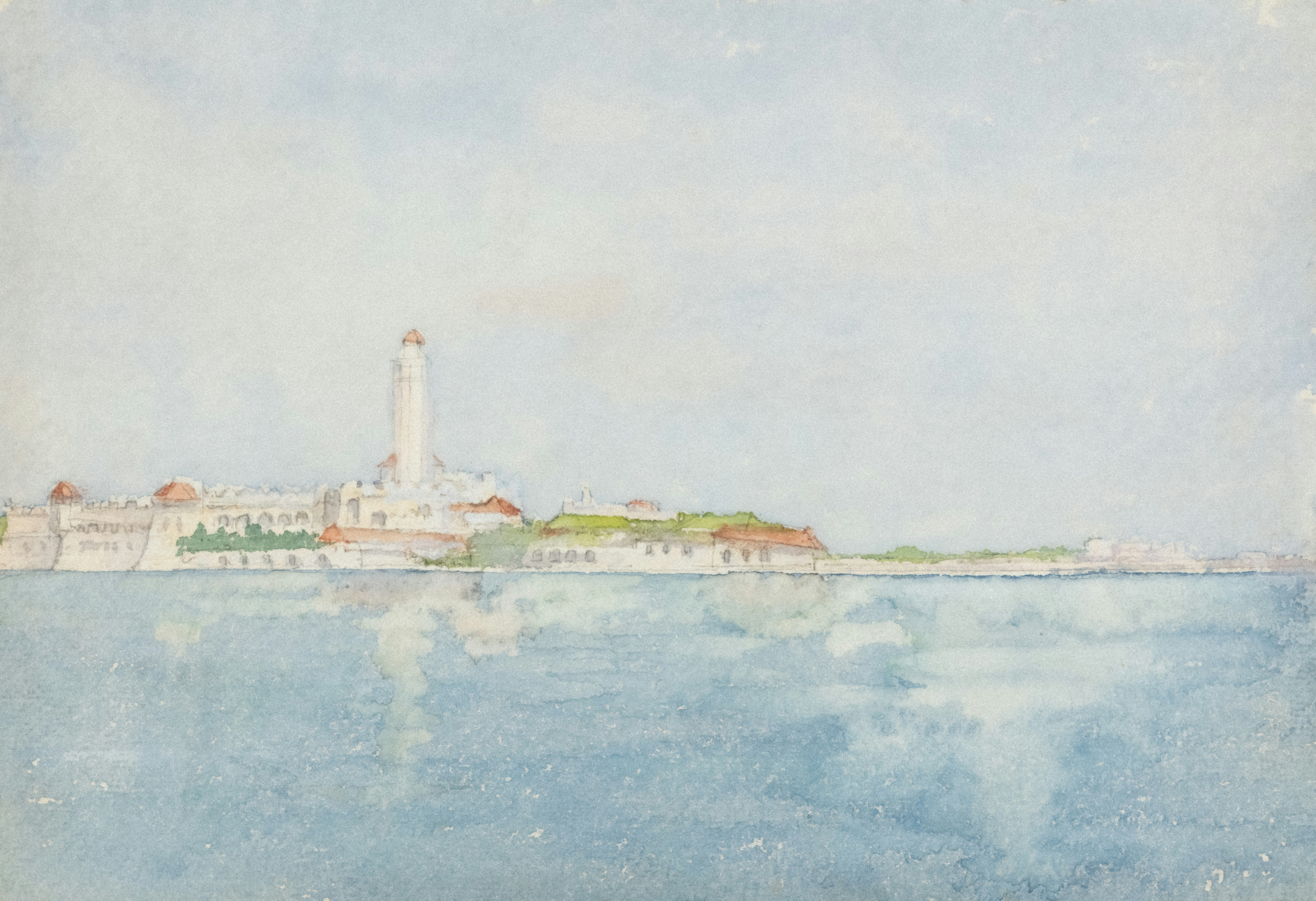 小さな島の灯台の絵の写真 – Unsplashの芸術の無料画像