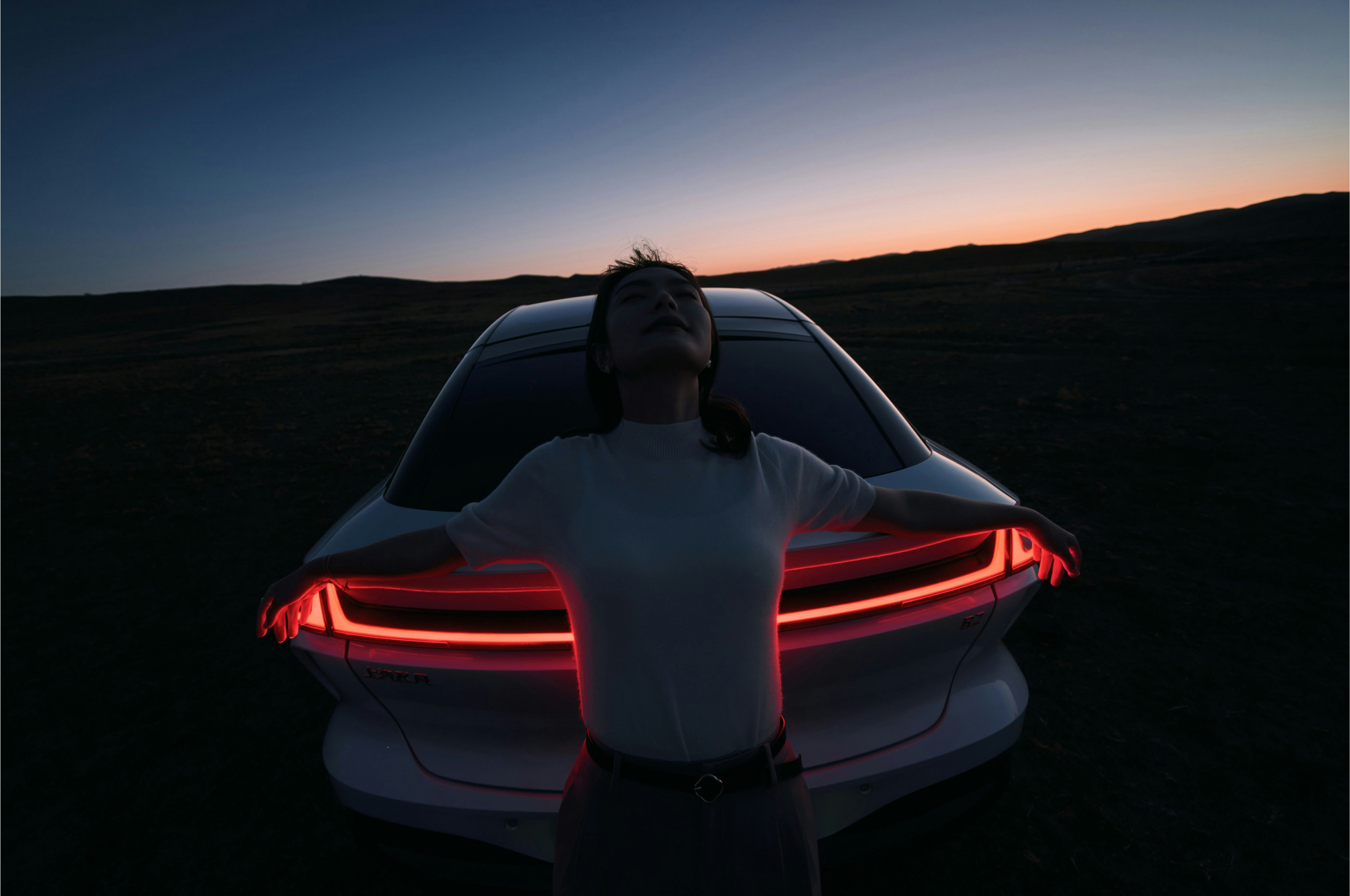electric car sunrise, wallpaper, 2026 Rivian Convertible Fuel Economy: Range & Efficiency 3