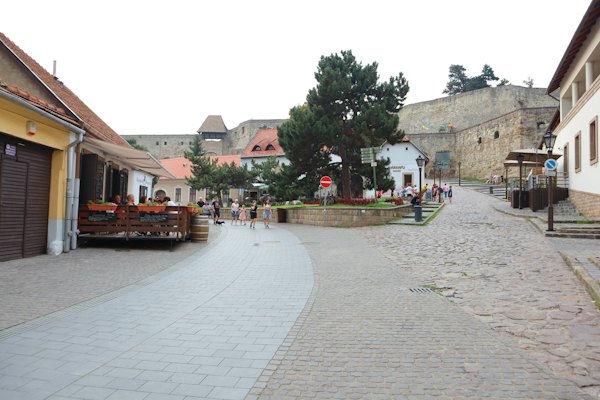 A street in the old centre — Eger, Hungary