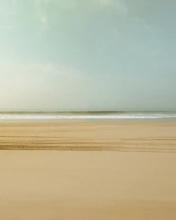 a person riding a horse on a beach
