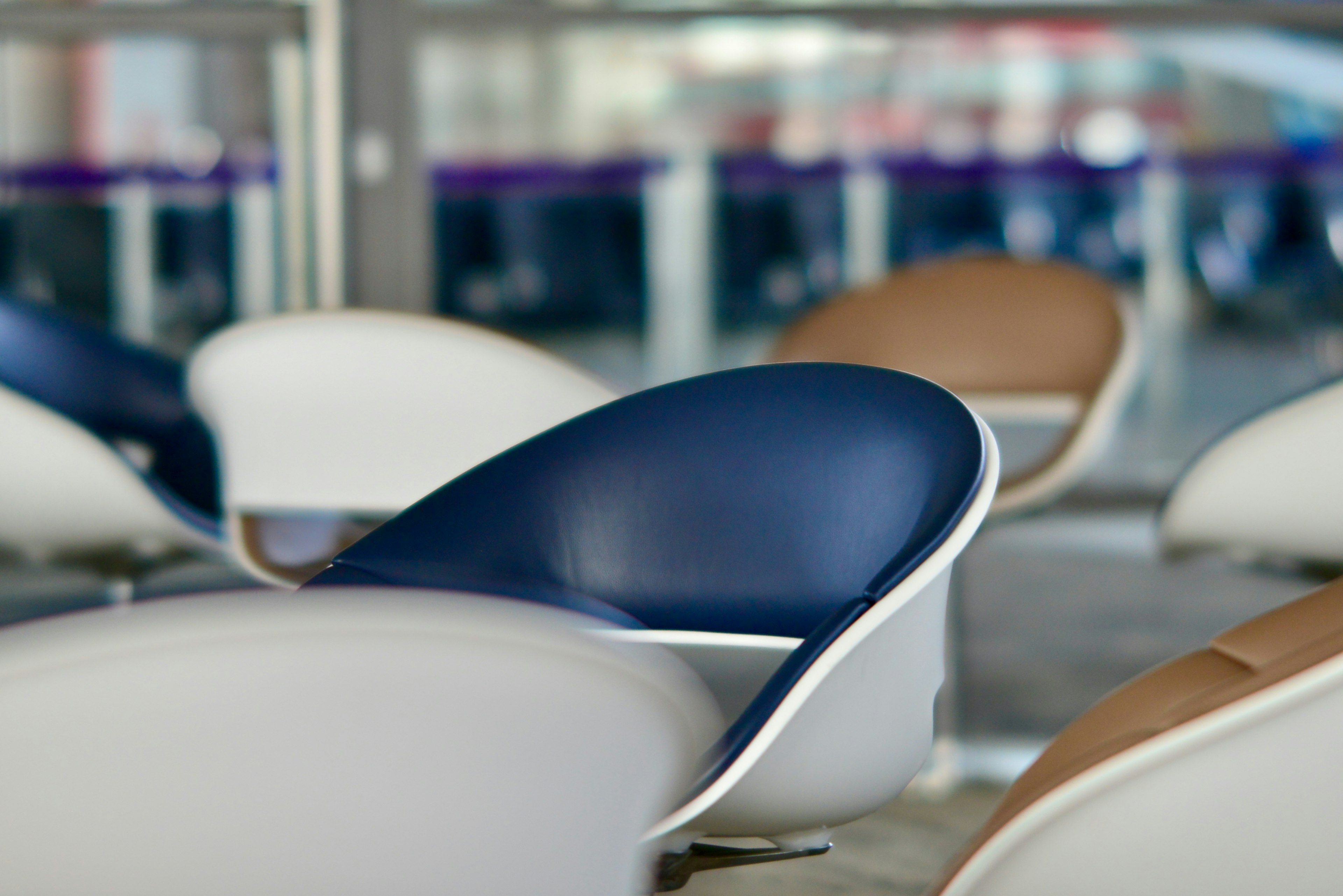 Le Bourget private aviation terminal at dusk