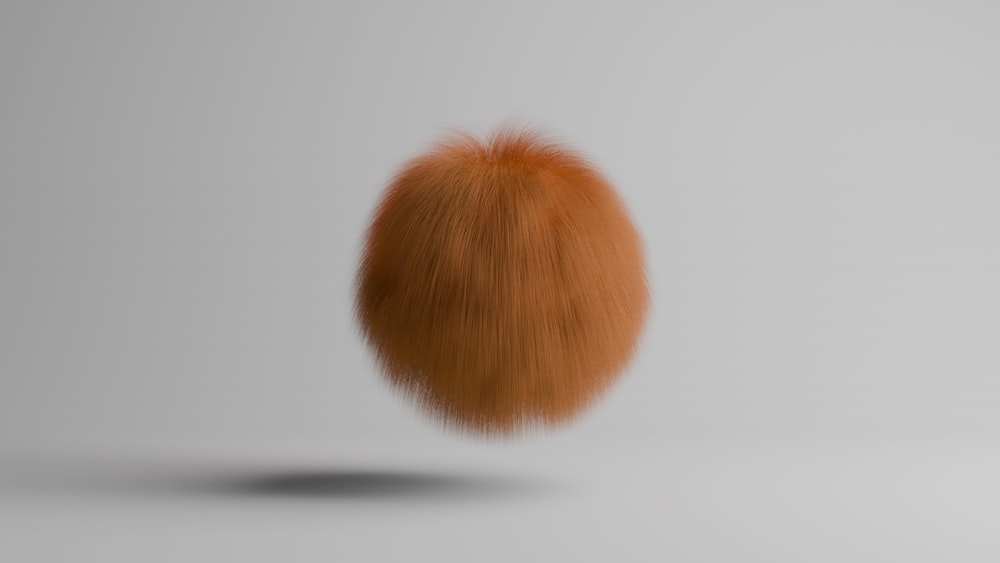 a blurry photo of a ball of fur