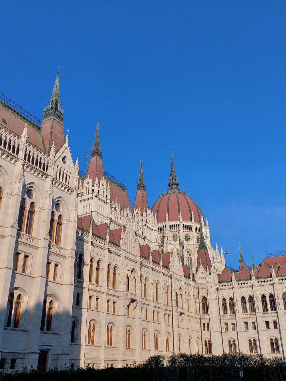 a large building with a clock on the front of it