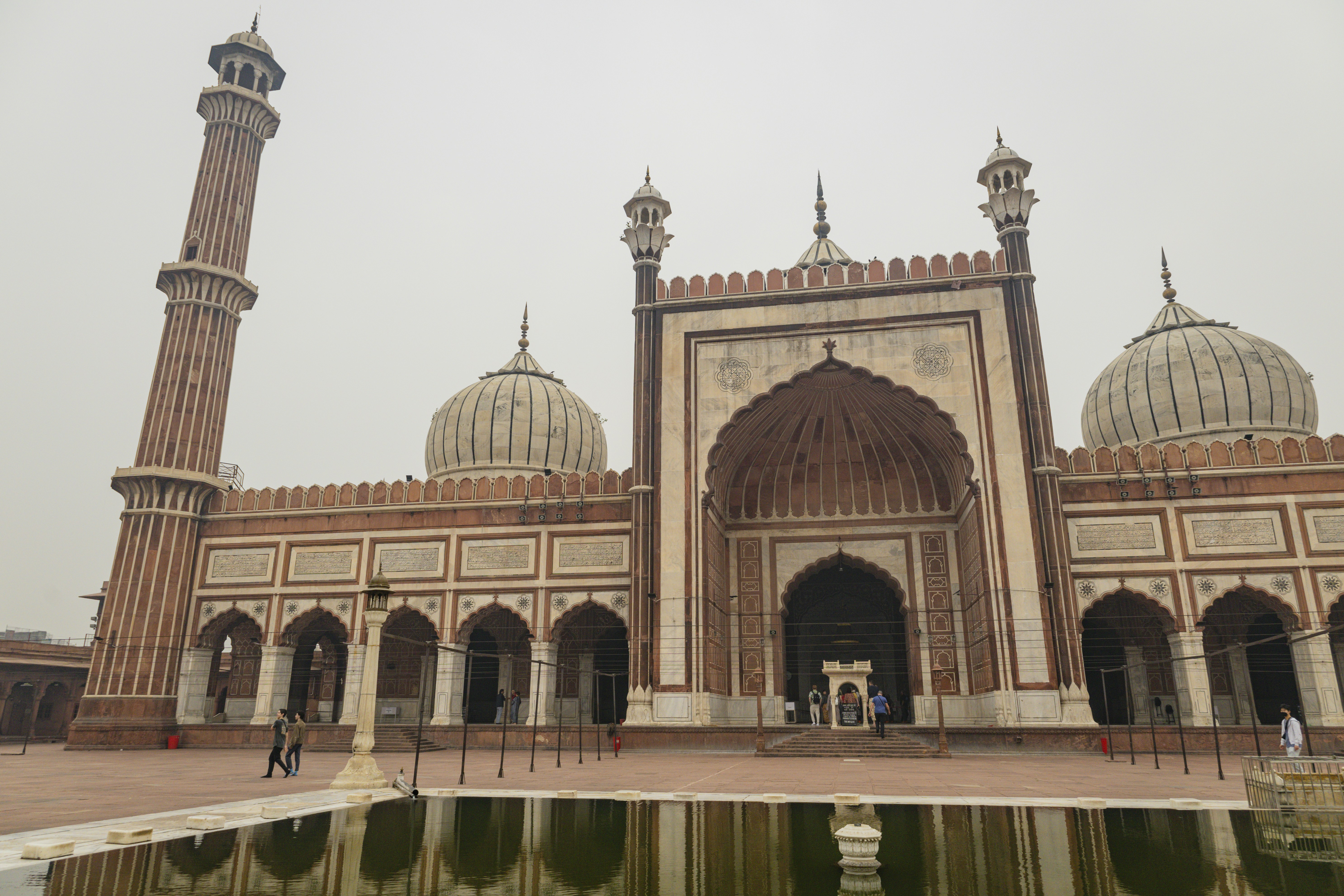 Jama Masjid marble courtyard