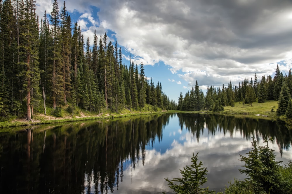 Lake Irene in Rocky Mountain National Park in the high Rockies in north-central Colorado