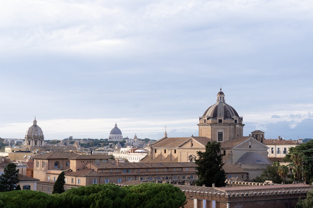 a view of a city from a distance