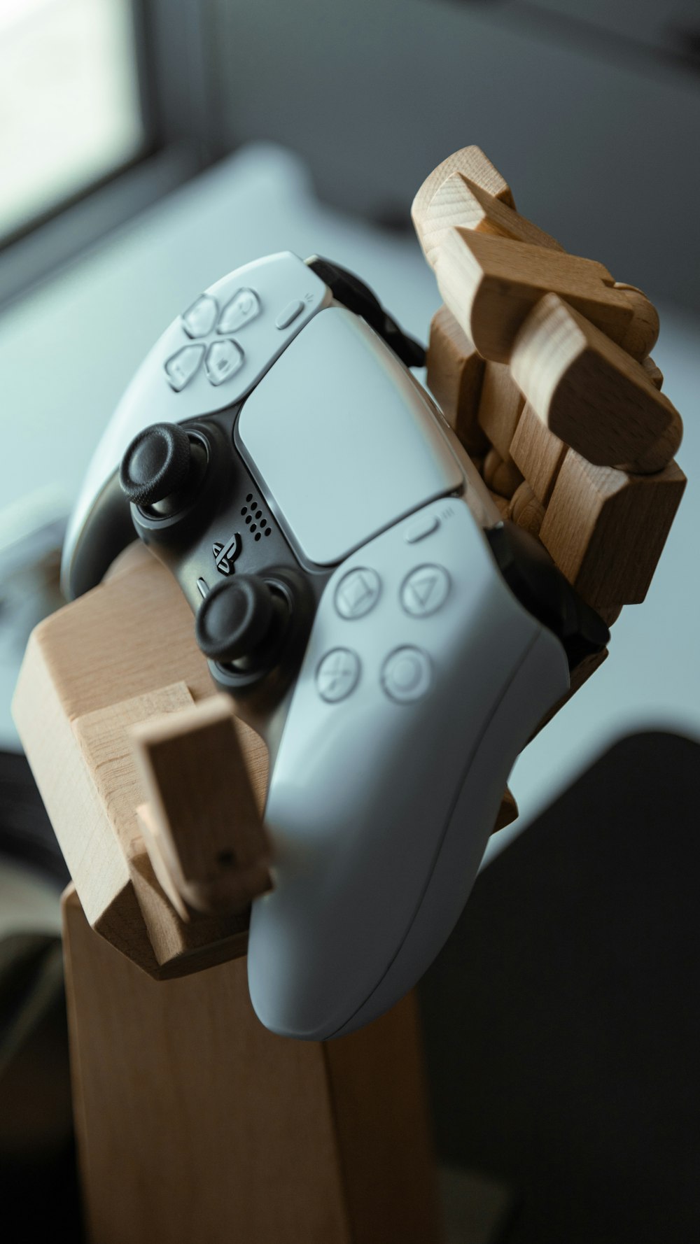 a close up of a nintendo wii game controller