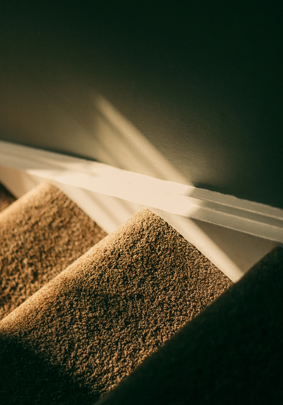 Carpeted staircase