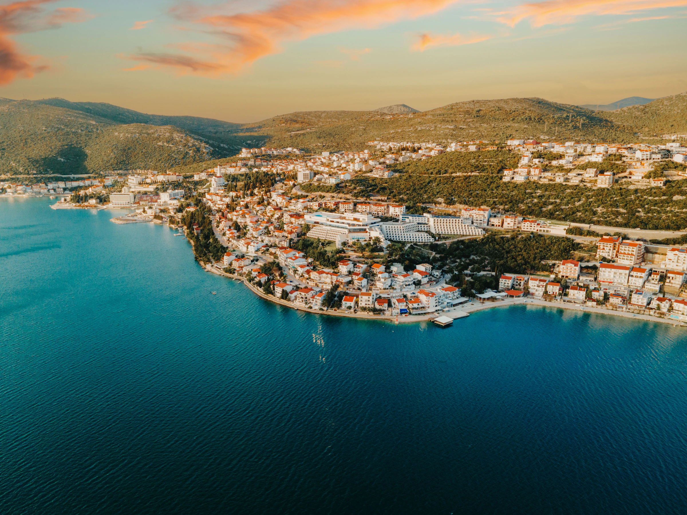 The Bay at Dusk — Neum