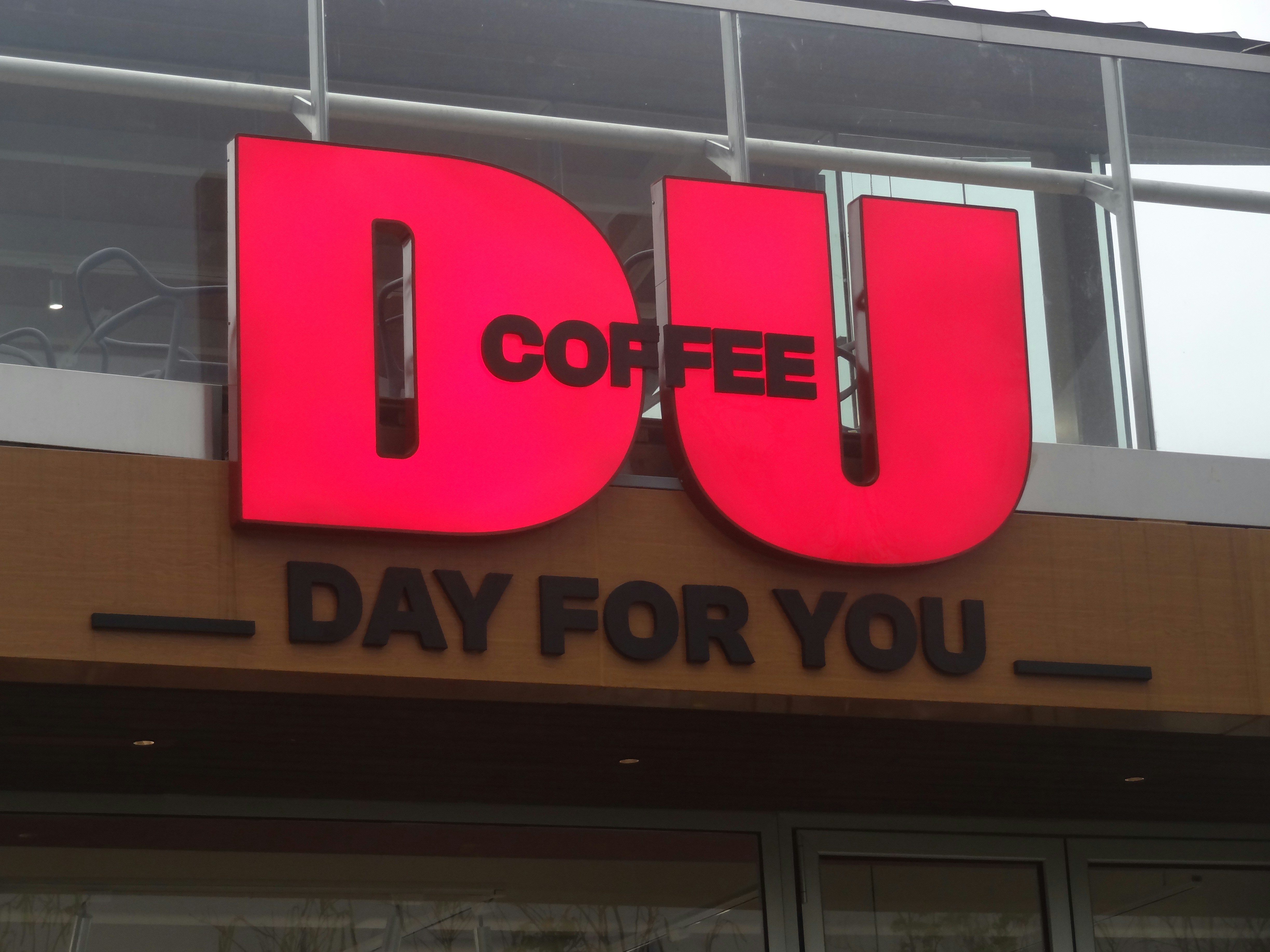 Custom storefront channel letter sign for a coffee shop — clean seams and bold lettering