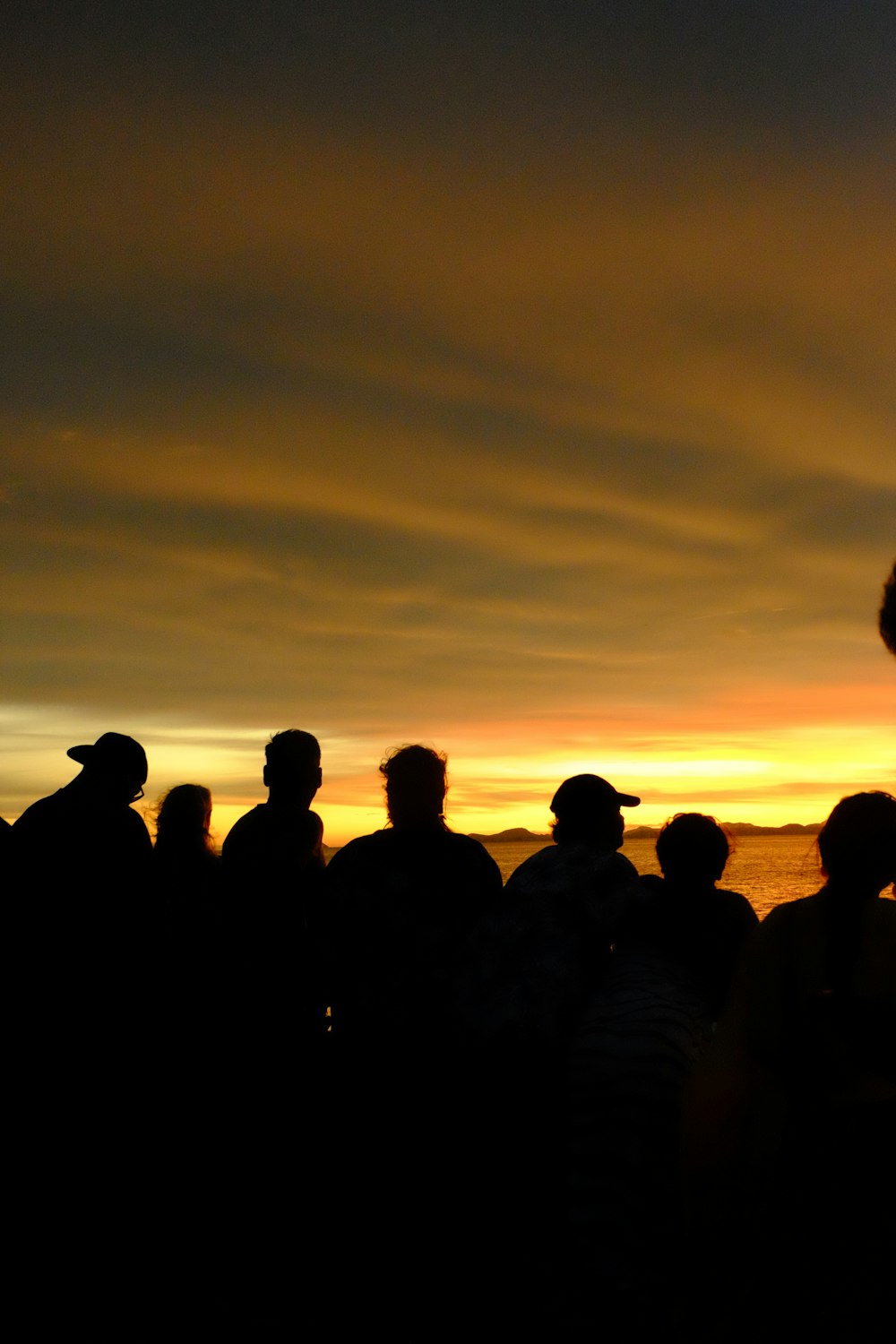 a group of people standing next to each other