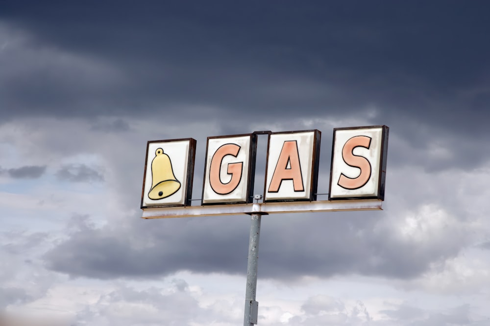 Gas sign in rural Arizona