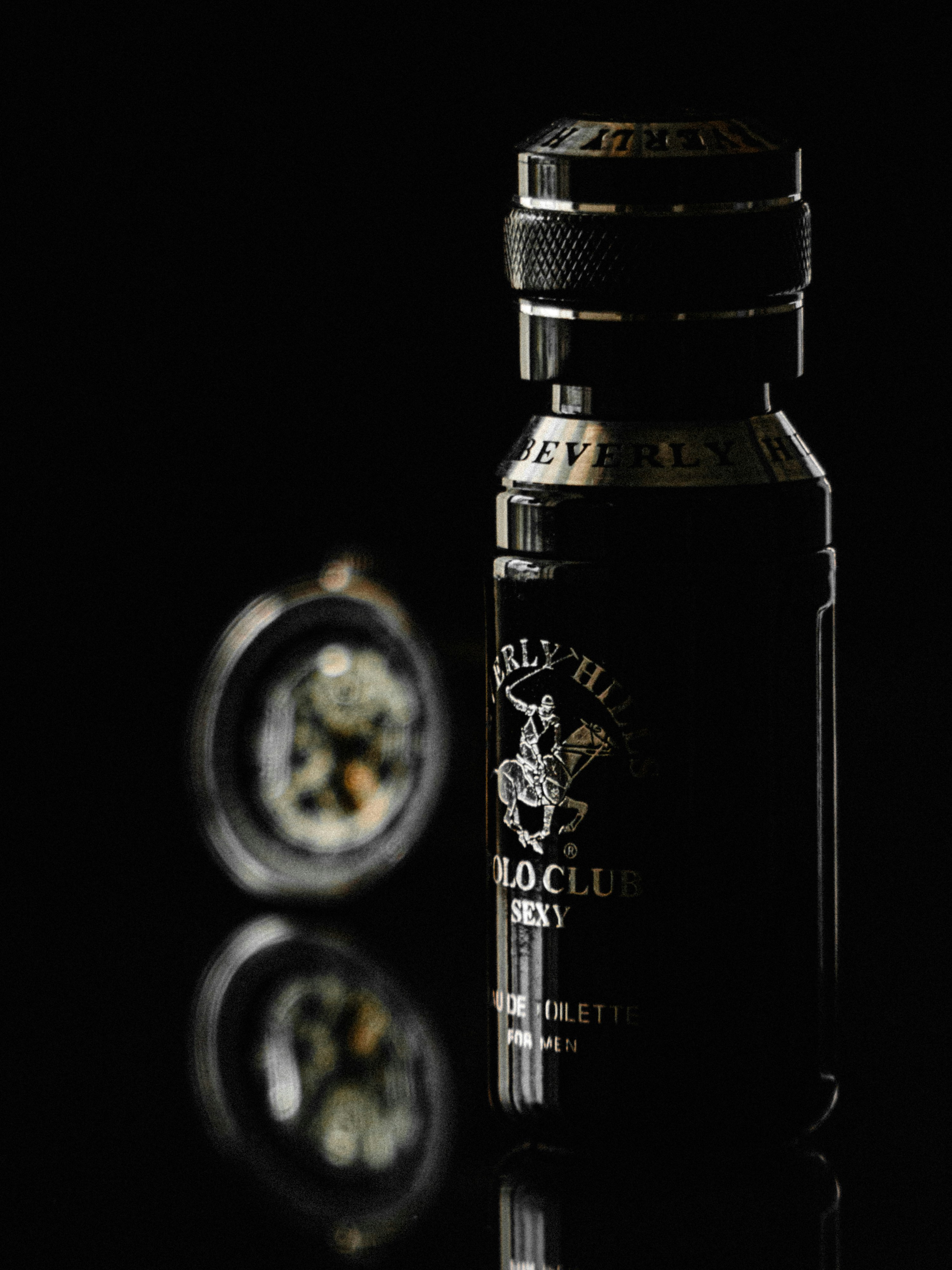 a close up of a bottle of liquor on a table