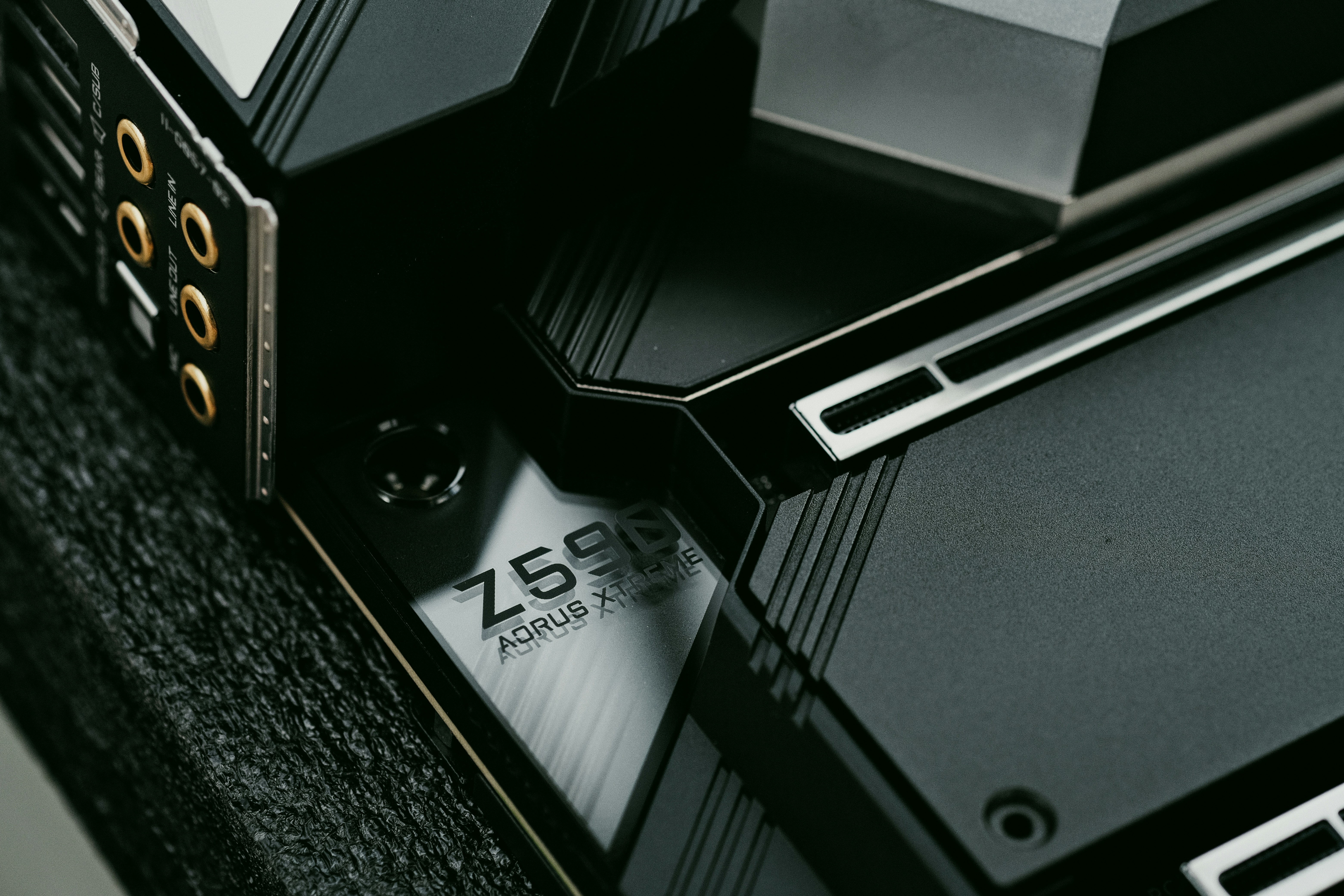 a close up of a video game console