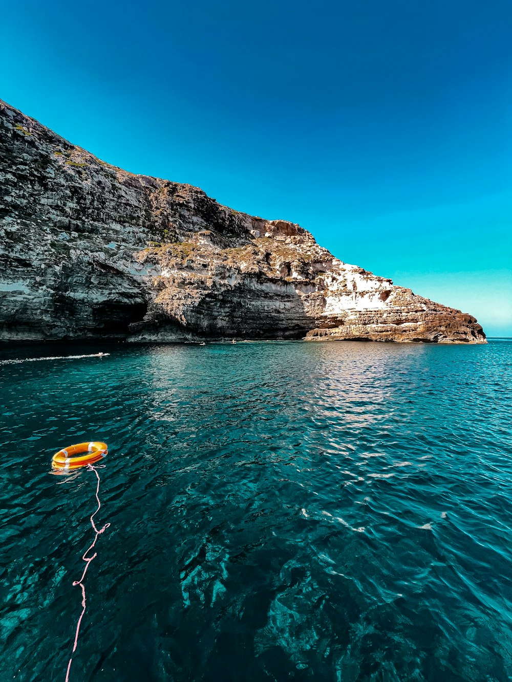 a body of water with a boat in it