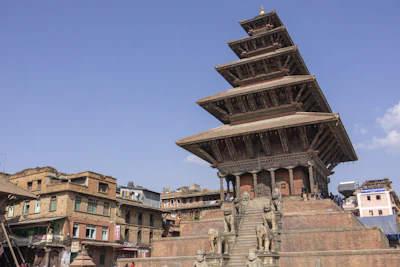 Bhaktapur pottery square craftsmen Nepal traditional