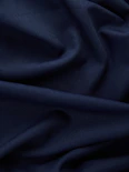 a close up of a dark blue fabric